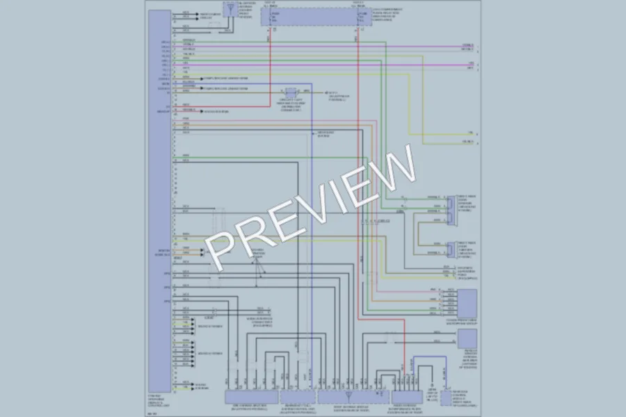 2012 MercedesBenz R350 Radio wiring diagram preview