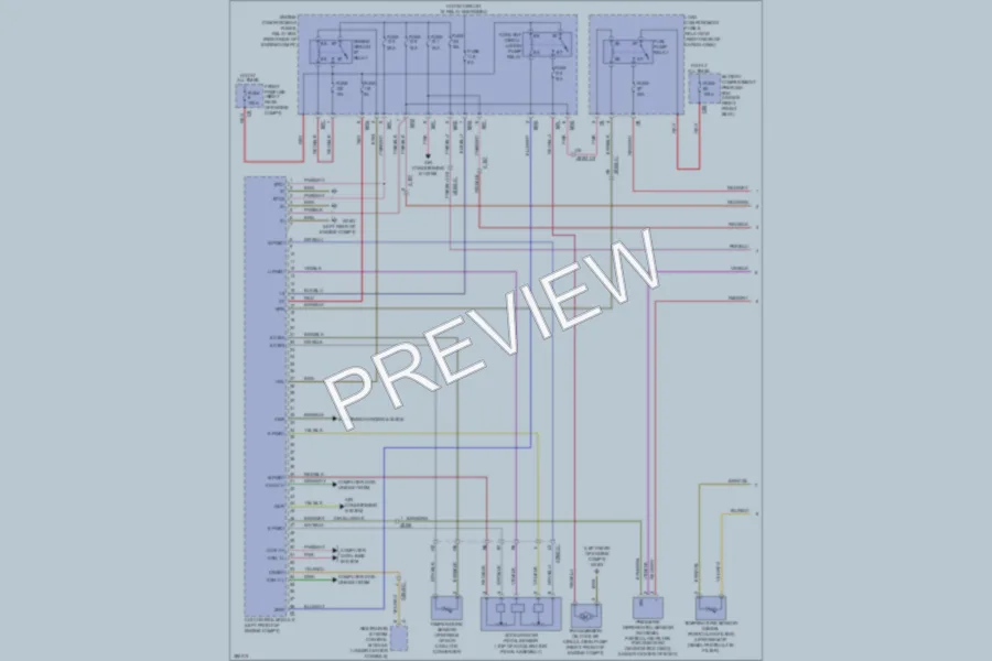 2012 MercedesBenz R350BLUETEC Engine Performance wiring diagram preview