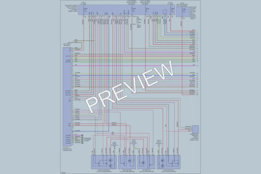 2012 MercedesBenz S350BLUETEC Air Conditioning wiring diagram preview