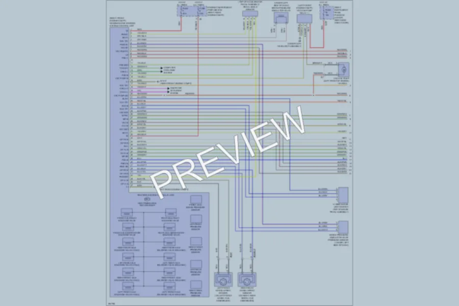 2012 MercedesBenz S350BLUETEC Anti Lock Brakes wiring diagram preview