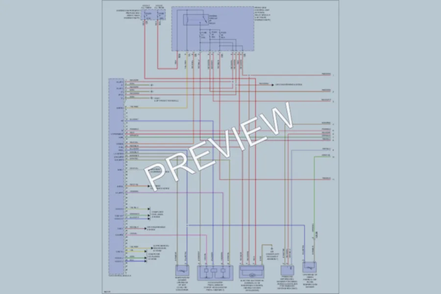 2012 MercedesBenz S350BLUETEC Engine Performance wiring diagram preview