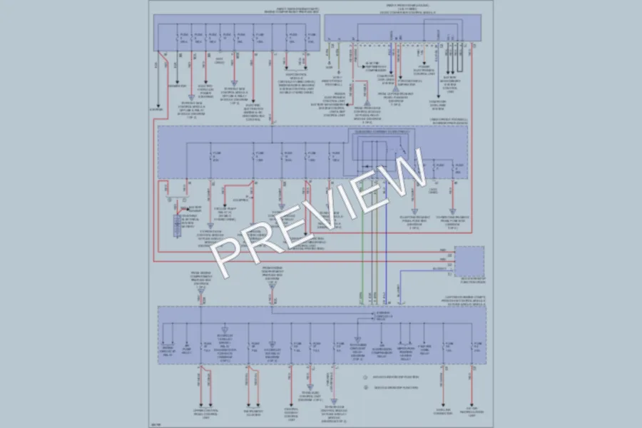 2012 MercedesBenz S350BLUETEC Power Distribution wiring diagram preview