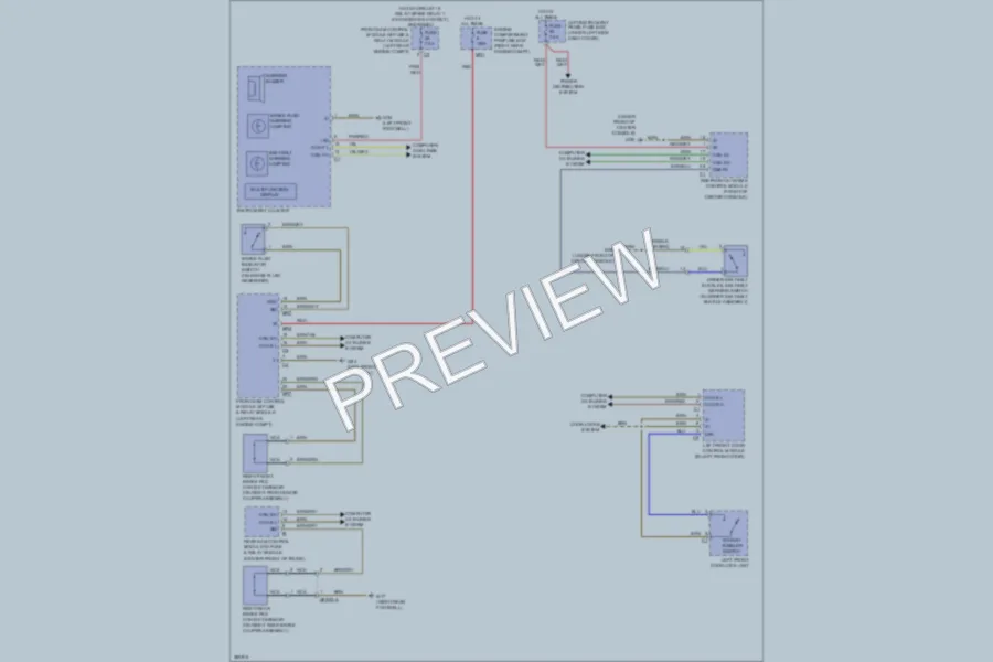 2012 MercedesBenz S350BLUETEC Warning Systems wiring diagram preview