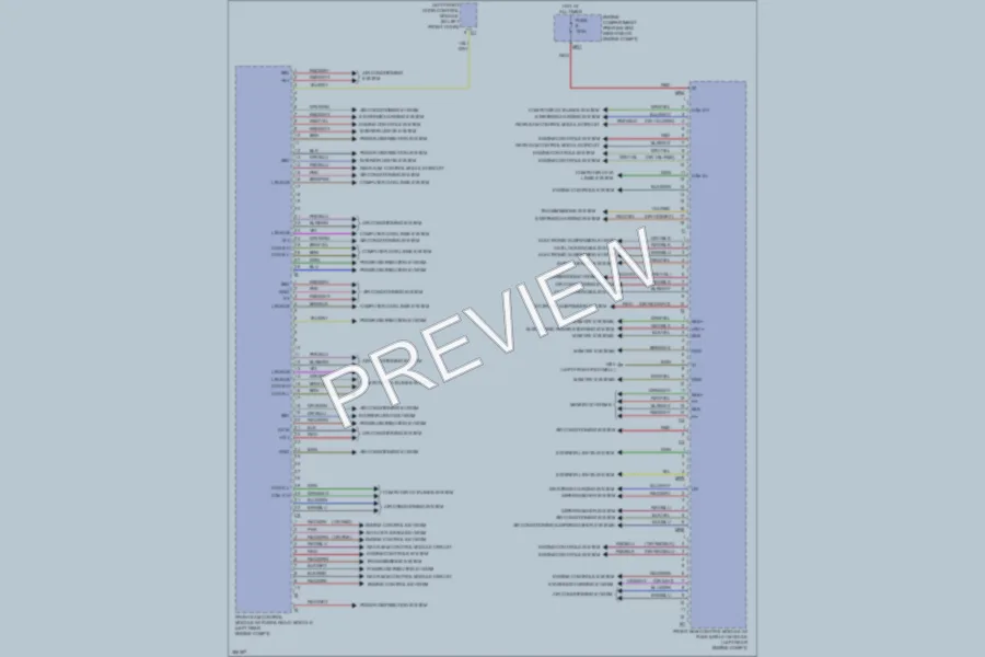 2012 MercedesBenz S400HYBRID Body Control Modules wiring diagram preview