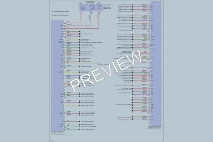 2012 MercedesBenz S550 Body Control Modules wiring diagram preview