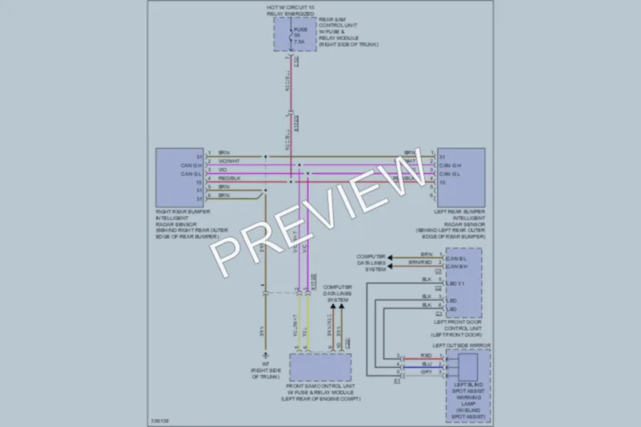 2012 MercedesBenz S550 Navigation wiring diagram preview