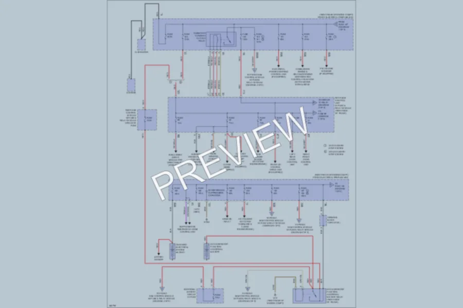 2012 MercedesBenz S550 Power Distribution wiring diagram preview