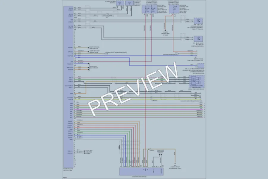 2012 MercedesBenz S550 Radio wiring diagram preview