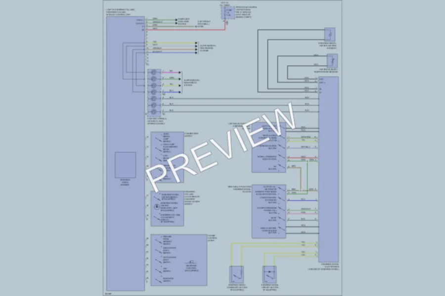 2012 MercedesBenz SLK250 Electronic Power Steering wiring diagram preview