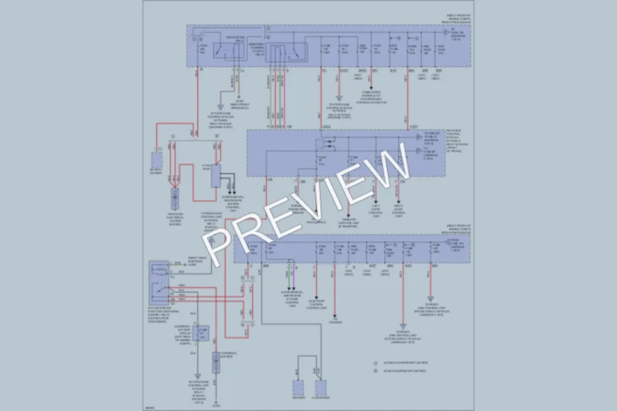 2012 MercedesBenz SLK250 Power Distribution wiring diagram preview