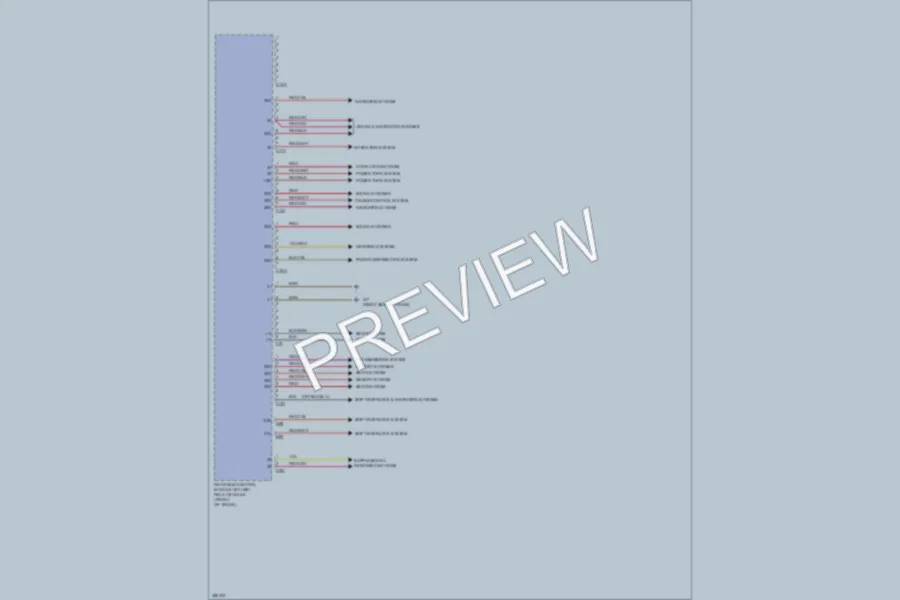 2012 MercedesBenz SLK350 Body Control Modules wiring diagram preview