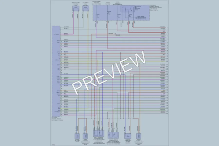 2012 MercedesBenz SLK350 Engine Performance wiring diagram preview