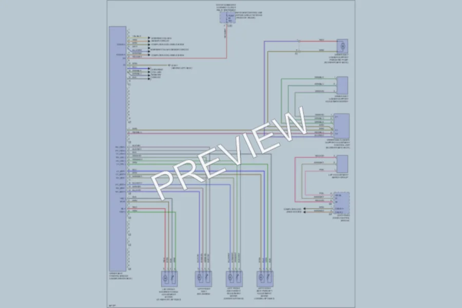 2012 MercedesBenz SLK350 Memory Systems wiring diagram preview