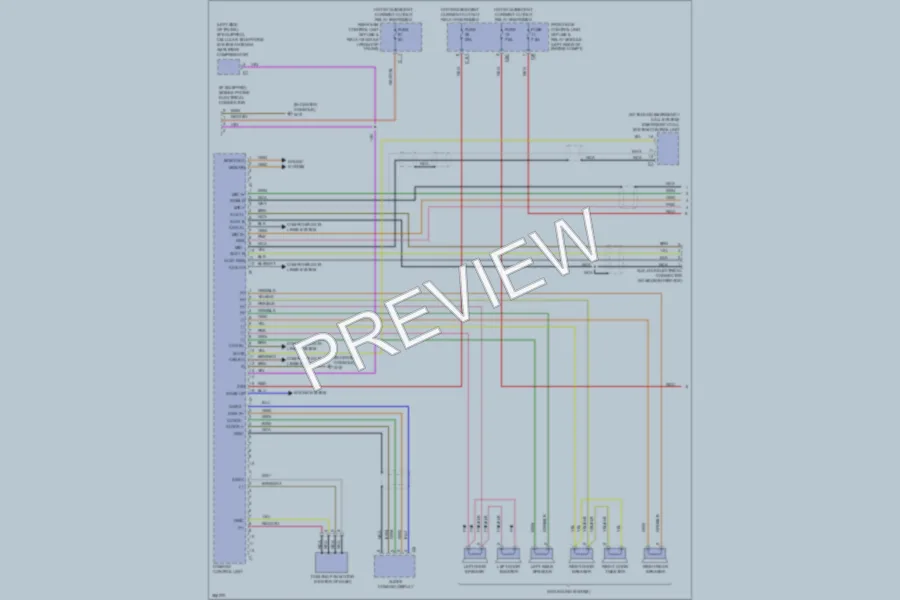 2012 MercedesBenz SLK350 Radio wiring diagram preview