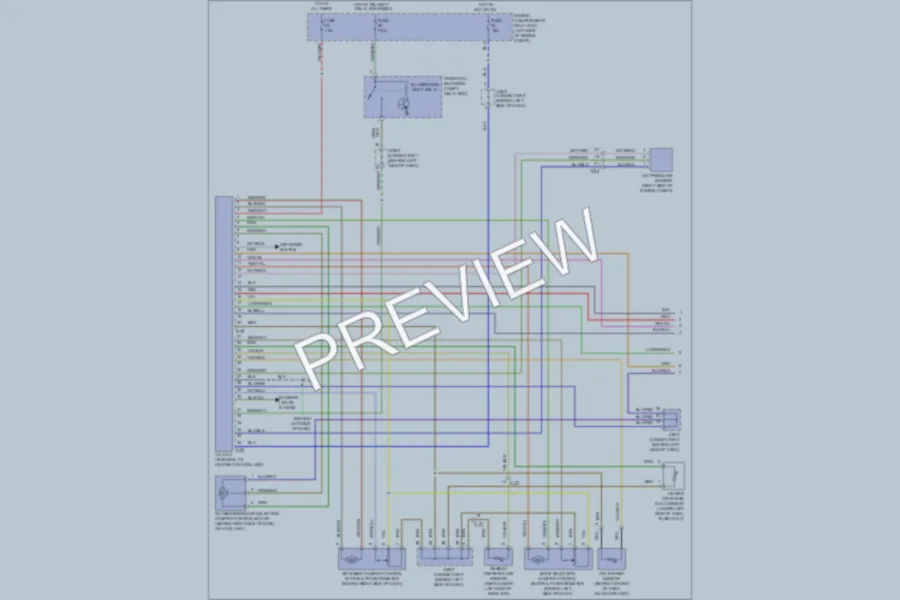 2012 Mitsubishi Eclipse Air Conditioning wiring diagram preview