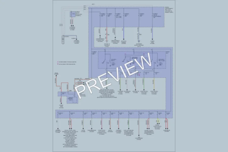 2012 Mitsubishi Eclipse Power Distribution wiring diagram preview