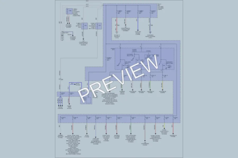 2012 Mitsubishi Galant Power Distribution wiring diagram preview