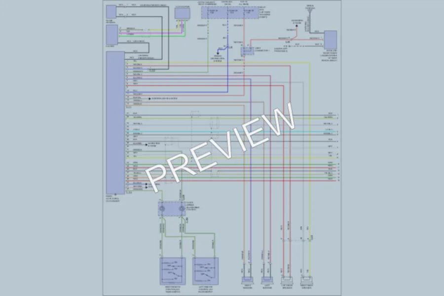 2012 Mitsubishi Galant Radio wiring diagram preview