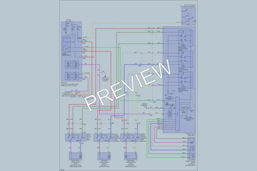 2012 Mitsubishi Lancer Power Windows wiring diagram preview