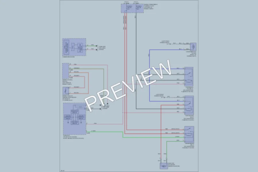 2012 Mitsubishi LancerSportback Cooling Fan wiring diagram preview