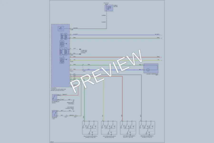 2012 Mitsubishi LancerSportback Interior Lights wiring diagram preview