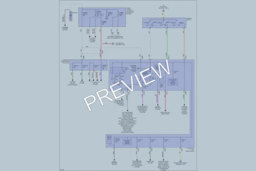2012 Mitsubishi Outlander Power Distribution wiring diagram preview