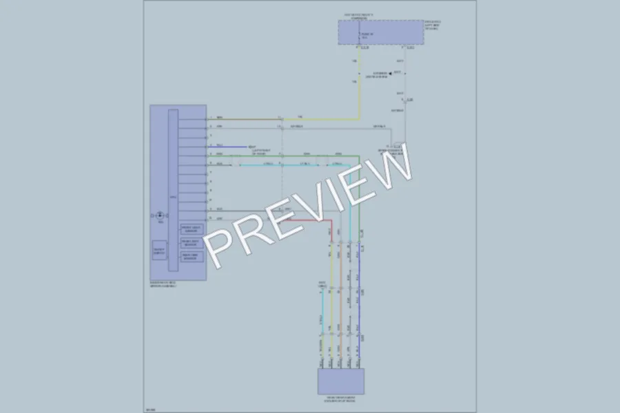 2012 Mitsubishi Outlander Power Mirrors wiring diagram preview