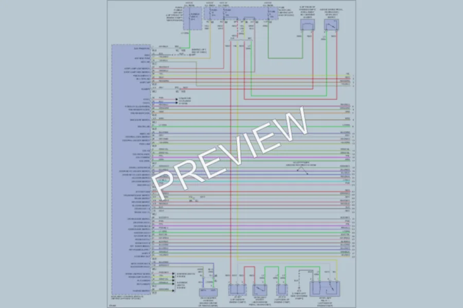 2012 Nissan Altima Power Door Locks wiring diagram preview