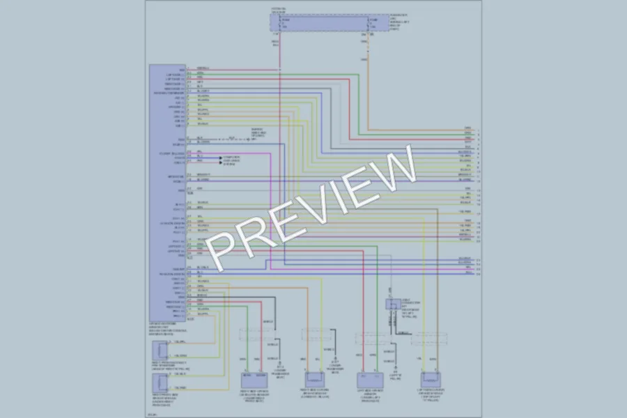 2012 Nissan Altima Supplemental Restraints wiring diagram preview