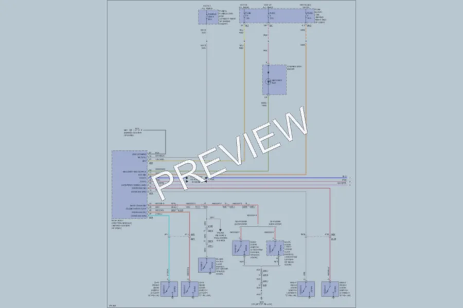 2012 Nissan Armada Anti Theft wiring diagram preview