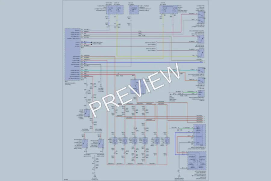2012 Nissan Armada Interior Lights wiring diagram preview