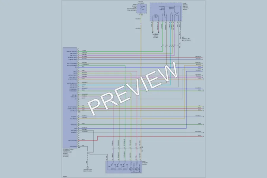 2012 Nissan Armada Memory Systems wiring diagram preview
