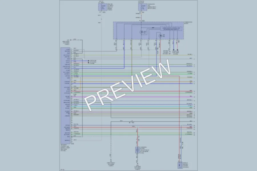 2012 Nissan Armada Transmission wiring diagram preview