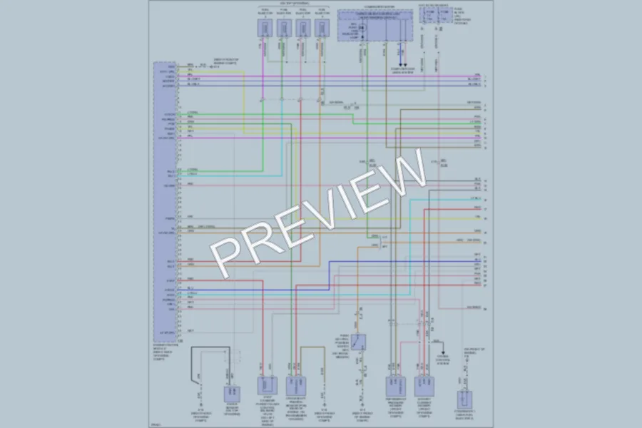 2012 Nissan Frontier Engine Performance wiring diagram preview