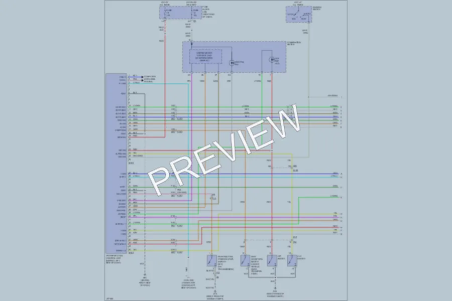 2012 Nissan Frontier Transmission wiring diagram preview