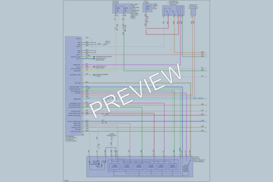 2012 Nissan GTR Transmission wiring diagram preview