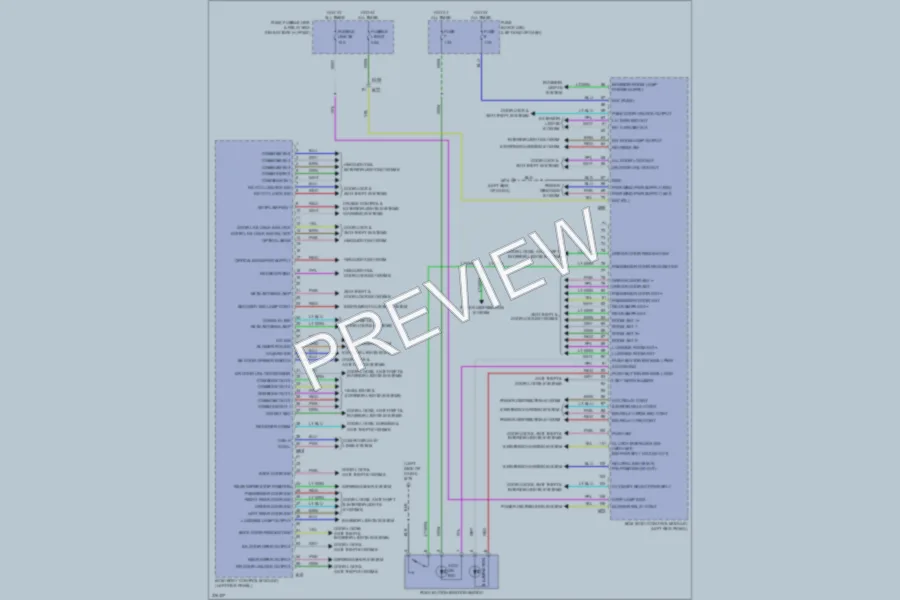 2012 Nissan JUKE Body Control Modules wiring diagram preview