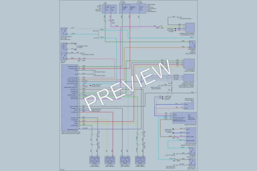 2012 Nissan LEAF Anti Lock Brakes wiring diagram preview