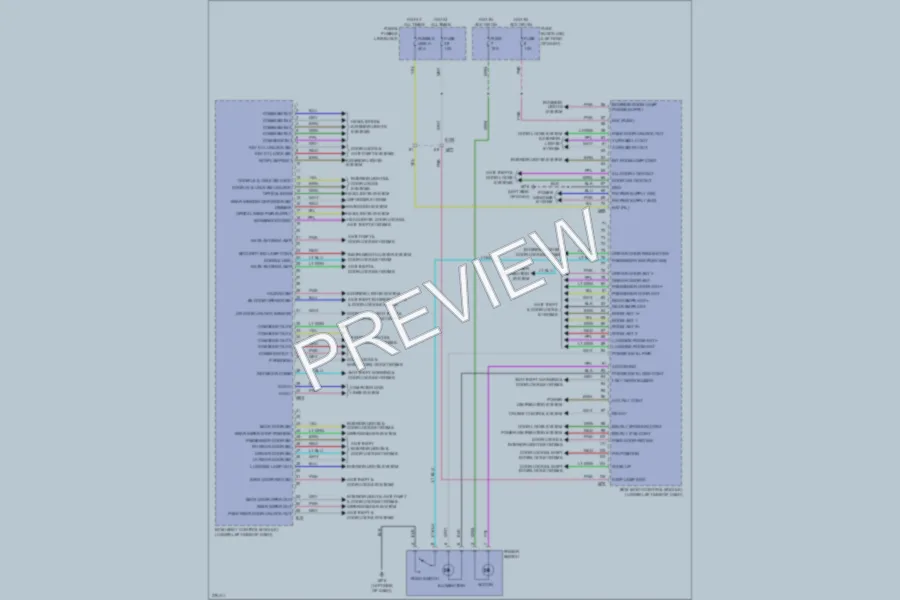 2012 Nissan LEAF Body Control Modules wiring diagram preview