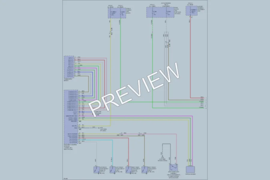 2012 Nissan LEAF Headlights wiring diagram preview