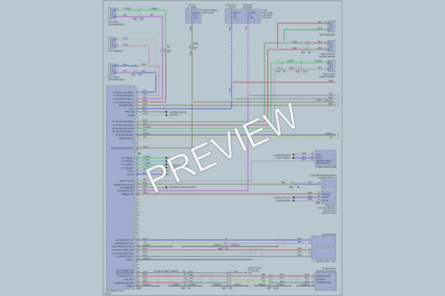 2012 Nissan LEAF Navigation wiring diagram preview