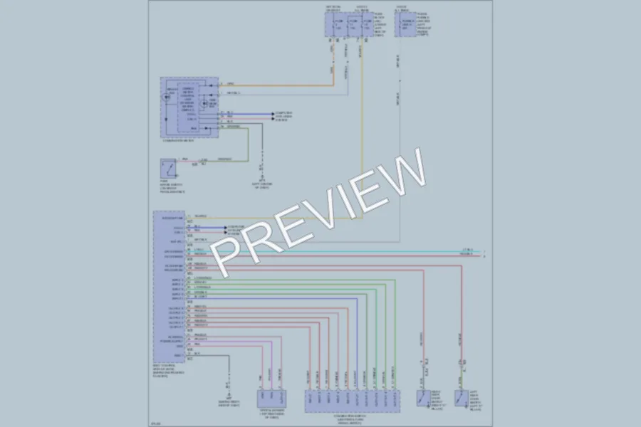 2012 Nissan Maxima Headlights wiring diagram preview