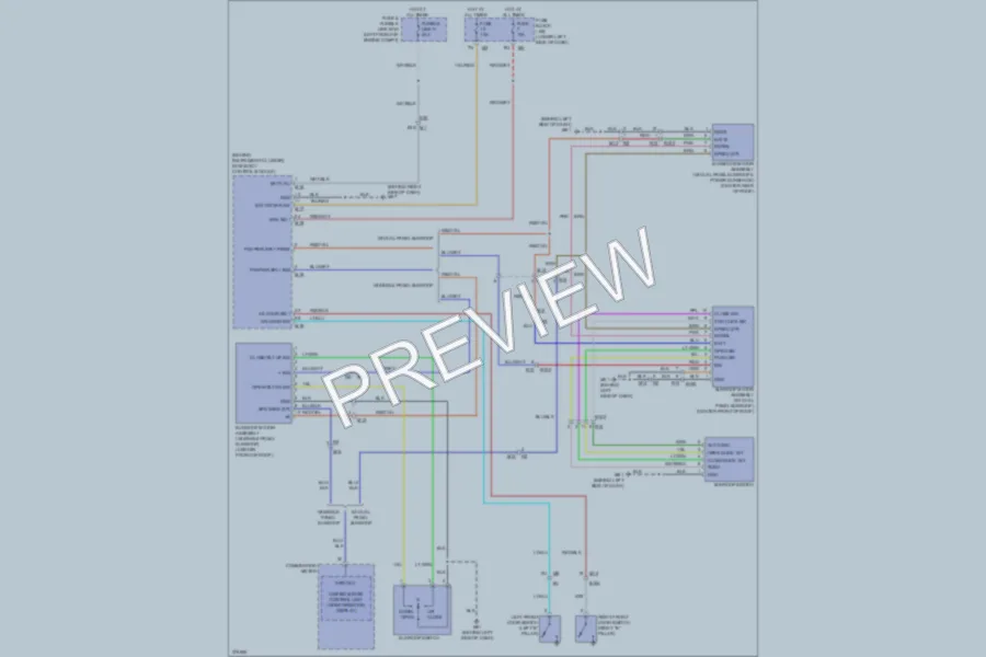 2012 Nissan Maxima Power Top Sunroof wiring diagram preview