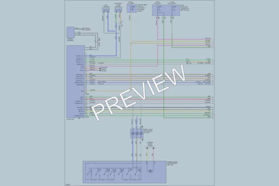 2012 Nissan Maxima Radio wiring diagram preview