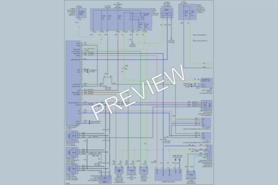 2012 Nissan Murano Air Conditioning wiring diagram preview