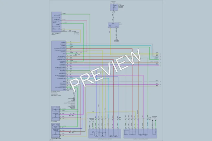 2012 Nissan Murano Memory Systems wiring diagram preview