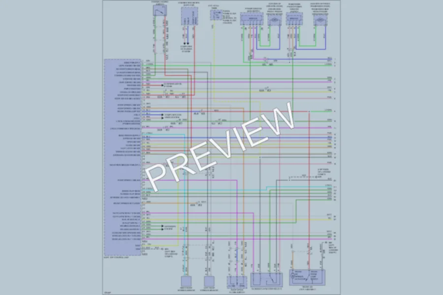 2012 Nissan Murano Power Top Sunroof wiring diagram preview