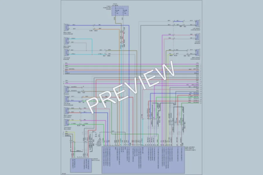 2012 Nissan Murano Radio wiring diagram preview