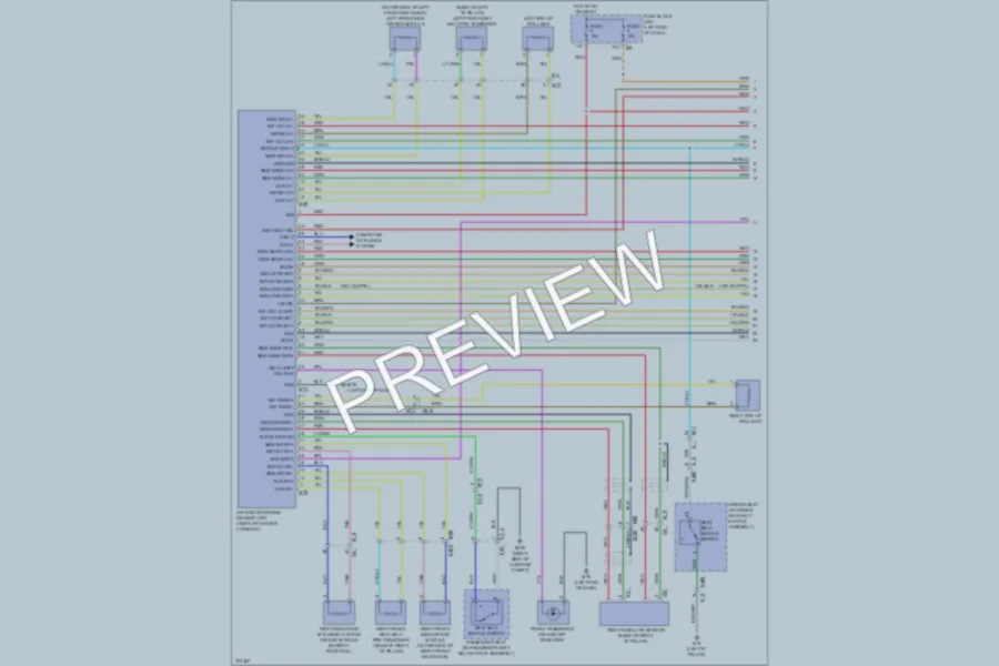 2012 Nissan Murano Supplemental Restraints wiring diagram preview