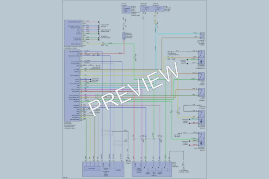 2012 Nissan Murano Trunk Tailgate Fuel Door wiring diagram preview